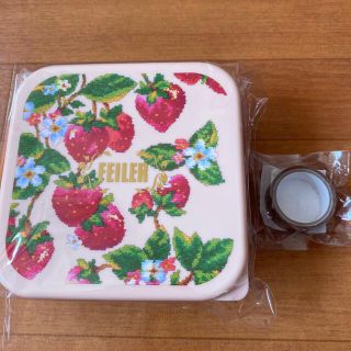 FEILER - フェイラー コンテナ タッパー 3個セット ストロベリー FEILER - フェイラー コンテナ タッパー 3個セット ストロベリー
