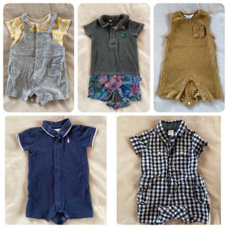 ベビーギャップ(babyGAP)のベビー　ロンパース　5点(ロンパース)