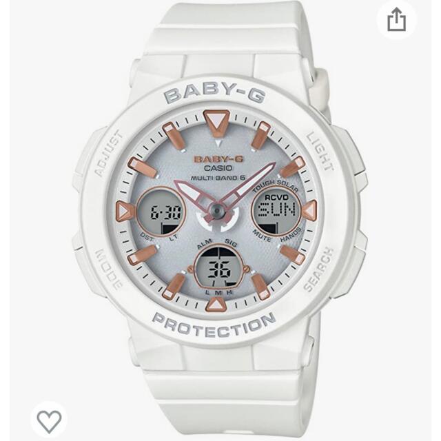 M2100◇未使用稼働品 BABY-G 電波 ソーラー ホワイト-