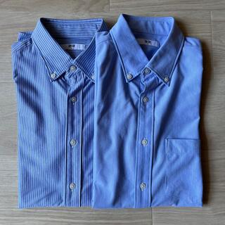 ユニクロ(UNIQLO)の2枚set ユニクロ　ドライノンアイロンジャージーシャツ(シャツ)