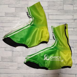 支給品 　Orica GreenEdge　エアロシューズカバー　オリカグリーン(ウエア)