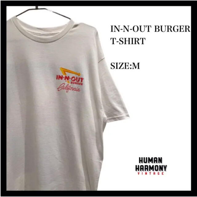 IN-N-OUT BURGER インアンドアウトバーガー　Tシャツ 半袖　新品 メンズのトップス(Tシャツ/カットソー(半袖/袖なし))の商品写真