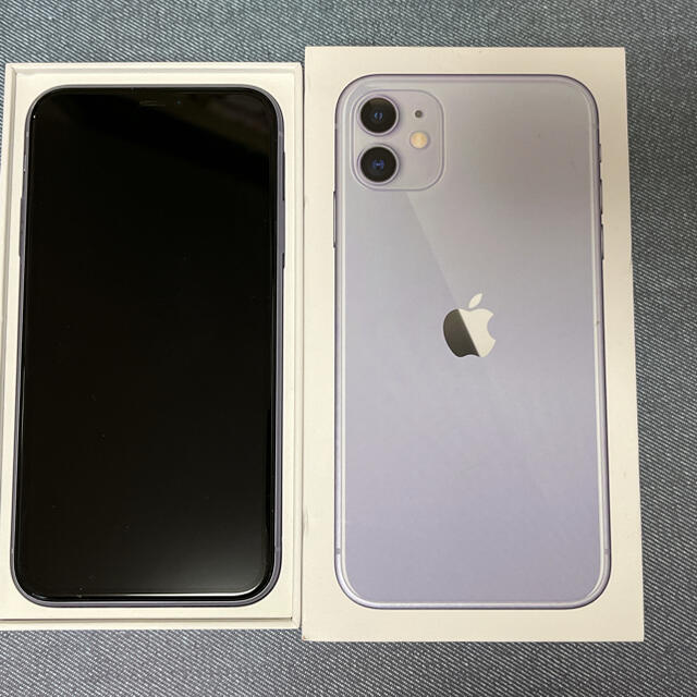 iphone11 128GB パープル