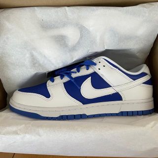 ナイキ(NIKE)のNIKE DUNK LOW Racer Blue and White (スニーカー)