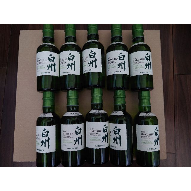 サントリー 白州180ml ミニボトル10本セット サントリー 白州180ml ミニボトル10本セット