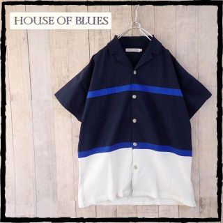 ハウスオブブルース(House of Blues)の美品 半袖 切り返し シャツ ハウスオブブルース M 即日発送可 送料込み(シャツ)