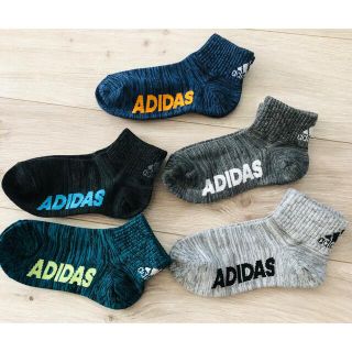 アディダス(adidas)のアディダス　くつ下　19〜21  5足セット(靴下/タイツ)