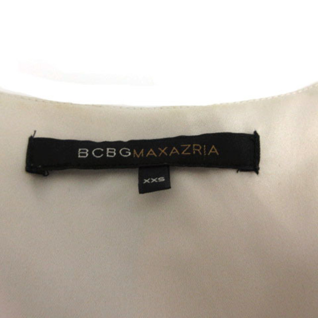 BCBGMAXAZRIA(ビーシービージーマックスアズリア)のBCBGMAXAZRIA カットソー フリル シルク マルチカラー XXS レディースのトップス(カットソー(半袖/袖なし))の商品写真