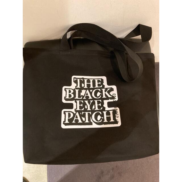 メンズBLACK EYE PATCH OG LABEL TOTE BAG トート