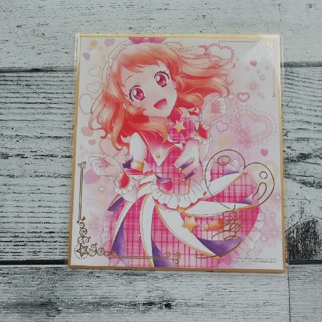 アイカツ!(アイカツ)のオールアイカツ！　色紙アート　あかり エンタメ/ホビーのアニメグッズ(その他)の商品写真