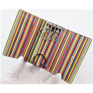 ポールスミス(Paul Smith)の☆店頭完売☆新品☆箱付 ポールスミス 人気インサイドマルチ キーケース 黒☆(キーケース)