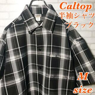 カルトップ(CALTOP)のCaltop  カルトップ M チェック シャツ チカーノ 半袖シャツ USA製(シャツ)