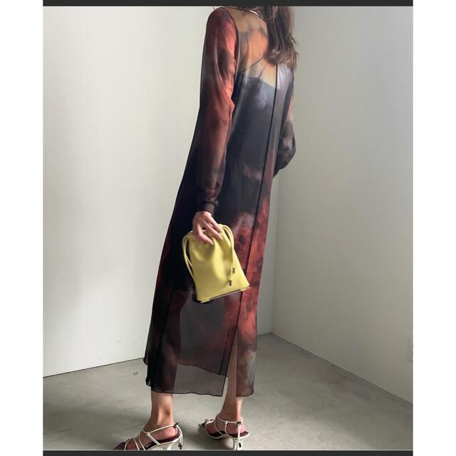 Ameri VINTAGE - MIRANDA TAIDAI SHEER LONG TOP新品未使用タグ付の
