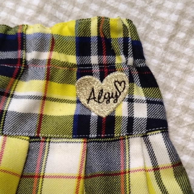 ALGY(アルジー)のチェックスカート　140 キッズ/ベビー/マタニティのキッズ服女の子用(90cm~)(スカート)の商品写真