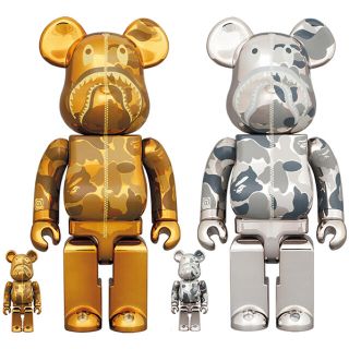 アベイシングエイプ(A BATHING APE)のBE@RBRICK BAPE(R) CAMO SHARK  1000% (その他)