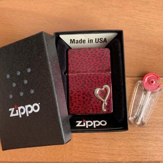 ヒョウ柄　zippo(タバコグッズ)