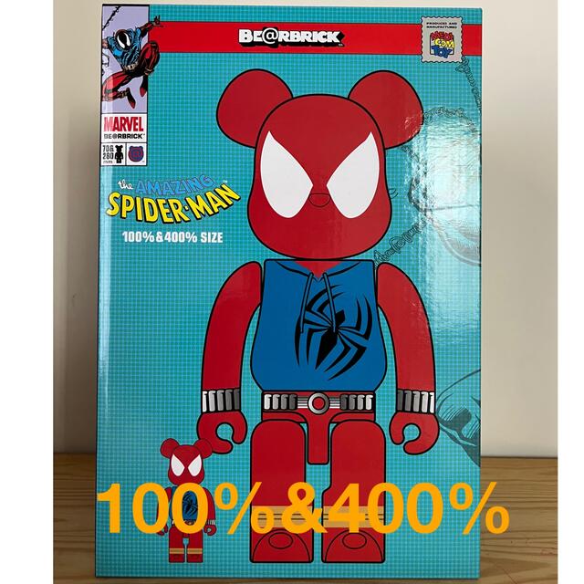 BE@RBRICK - BE@RBRICK SCARLET SPIDER 100％ & 400％の通販 by ...