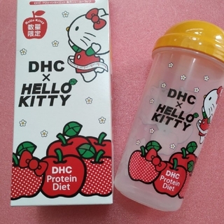 ディーエイチシー(DHC)の【非売品】DHCハローキティプロテインダイエットシェイカーコップ(その他)