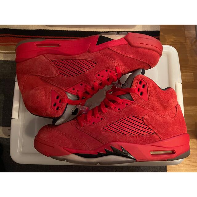 Nike Air Jordan 5 Ratro Red Suede