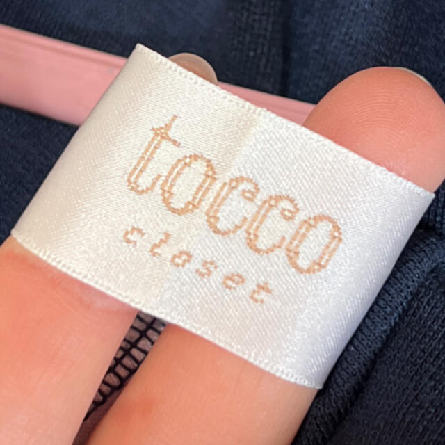 tocco(トッコ)の紺色トップス レディースのトップス(カットソー(半袖/袖なし))の商品写真