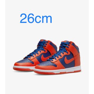 ナイキ(NIKE)のNike Dunk Hig RetroOrange and Deep Royal(スニーカー)