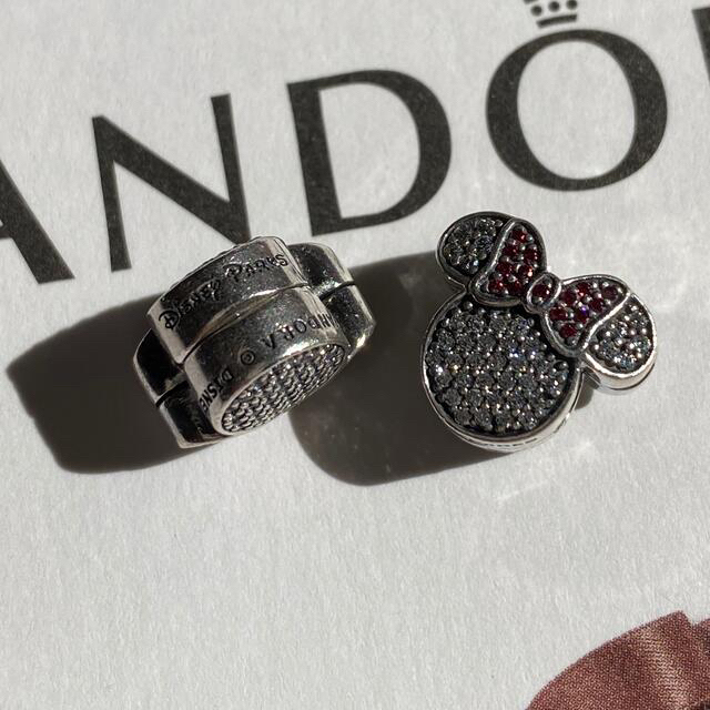 美 ディズニーパンドラ ブレスレット ミッキーミニークリップセット