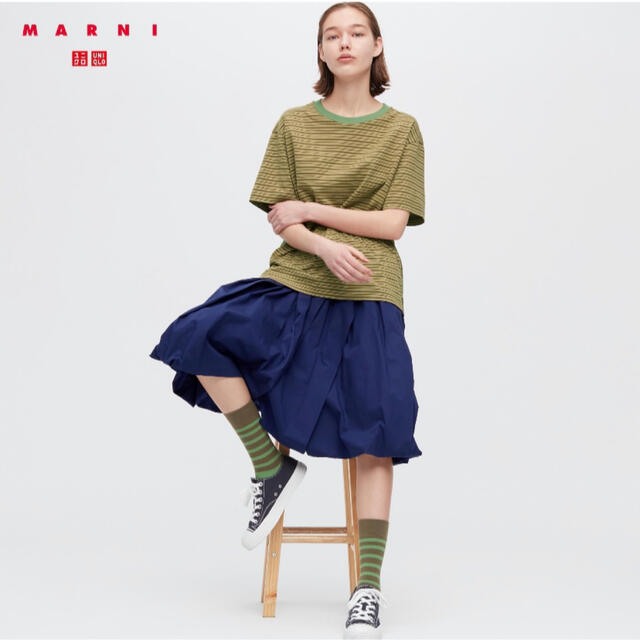 UNIQLO(ユニクロ)のUNIQLO MARNI バルーンシェイプスカート レディースのスカート(ロングスカート)の商品写真