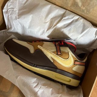 ナイキ(NIKE)のTravis Scott×Nike Air Max1 CACT.US Brown(スニーカー)