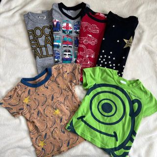 男の子　Tシャツ　まとめ売り　6枚セット　サイズ80〜100(Tシャツ/カットソー)