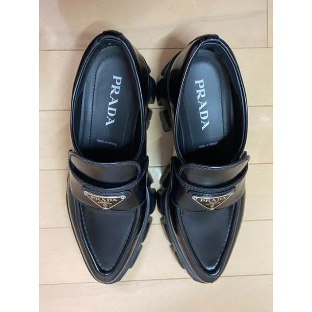 プラダ PRADA モノリス 厚底 ローファー 入手困難 サイズ 36
