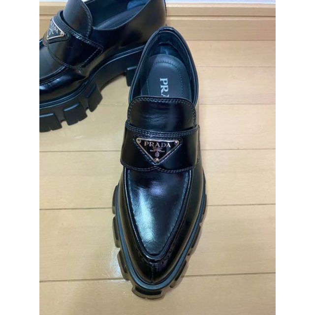 プラダ PRADA モノリス 厚底 ローファー 入手困難 サイズ 36