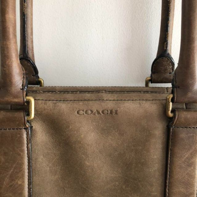 期間限定特価 COACH - COACHコーチ レザートートバッグ ブリーフケース