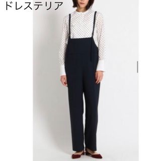 ドレステリア(DRESSTERIOR)のドレステリア   キャミサロペット 38 【2019AW】ダークネイビー(サロペット/オーバーオール)