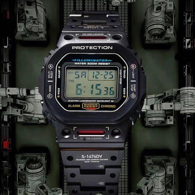 G-SHOCK 5610系用カスタム フルメタルカスタム [ブラック] メンズの時計(金属ベルト)の商品写真