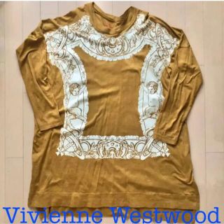 ヴィヴィアンウエストウッド(Vivienne Westwood)のVivienne Westwood 希少！額縁　サティアTシャツロングワンピース(Tシャツ(長袖/七分))