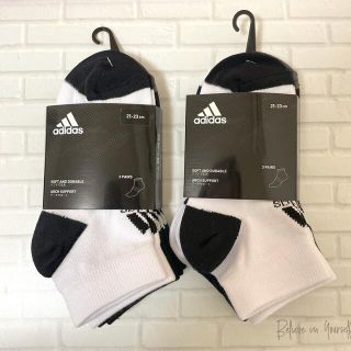 アディダス(adidas)のadidas(アディダス)キッズソックス 21-23cm 3P×2セット(靴下/タイツ)