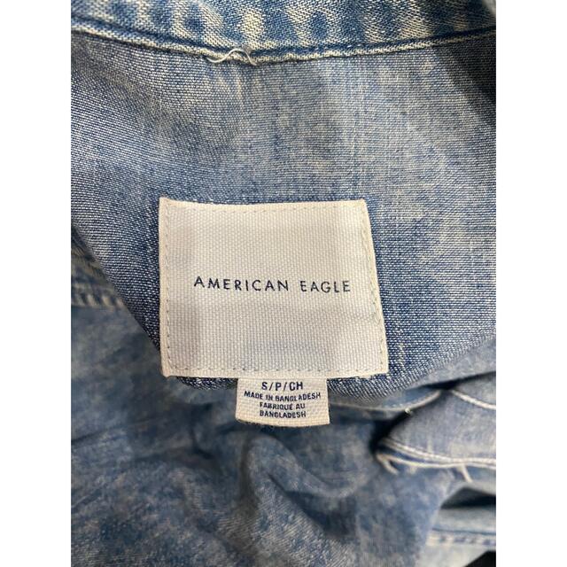 American Eagle(アメリカンイーグル)のアメリカンイーグル デニムシャツ Sサイズ メンズのトップス(シャツ)の商品写真