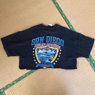 ハーレーダビッドソン(Harley Davidson)の美品！クロップド丈 ハーレーダビットソン Tシャツ　(Tシャツ(半袖/袖なし))