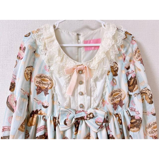 Angelic Pretty(アンジェリックプリティー)の★Angelic Pretty Melty Cream ドーナツワンピース★ レディースのワンピース(ひざ丈ワンピース)の商品写真