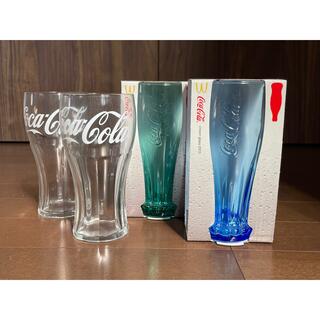 コカコーラ(コカ・コーラ)の非売品　コカコーラ　グラス　4個セット(ノベルティグッズ)