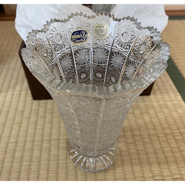 ボヘミアングラス 花瓶 新品未使用 最も人気商品 alaskataxlady.com