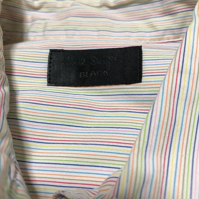 Paul Smith(ポールスミス)のポールスミス  半袖　シャツ　ストライプ   ブラウス　38 レディースのトップス(シャツ/ブラウス(半袖/袖なし))の商品写真