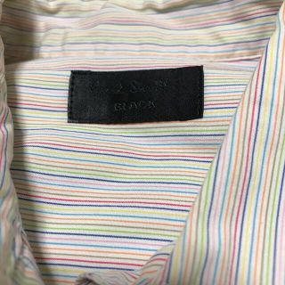 ポールスミス(Paul Smith)のポールスミス  半袖　シャツ　ストライプ   ブラウス　38(シャツ/ブラウス(半袖/袖なし))