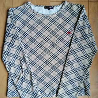 バーバリー(BURBERRY)の【42】バーバリー/BURBERRY ロゴ刺繍バーバリーチェックストレッチロンT(Tシャツ(長袖/七分))