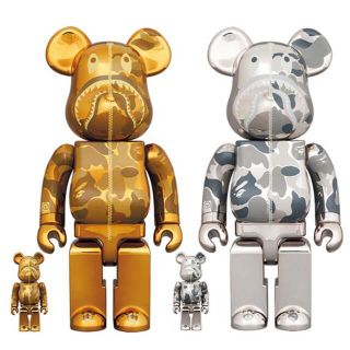 ベアブリック(BE@RBRICK)のBE@RBRICK BAPE(R) CAMO SHARK 100％ & 400％(その他)