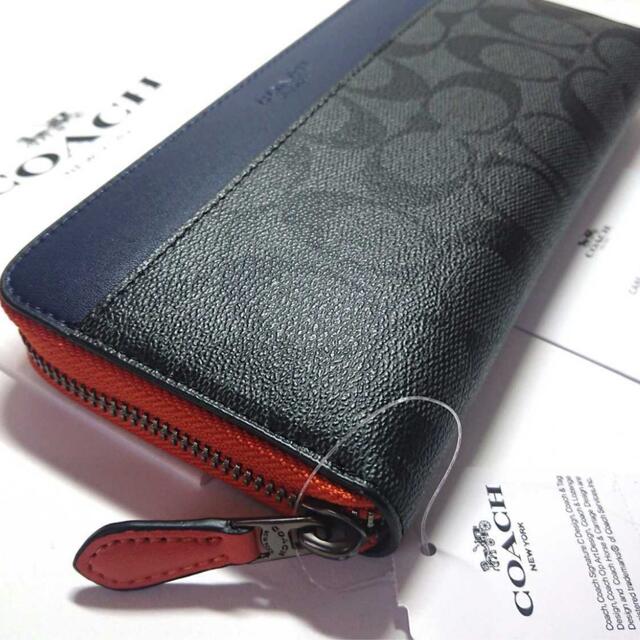 新品未使用コーチCOACH シグネチャー ネイビー×ブラック 新品未使用コーチCOACH シグネチャー ネイビー×ブラック
