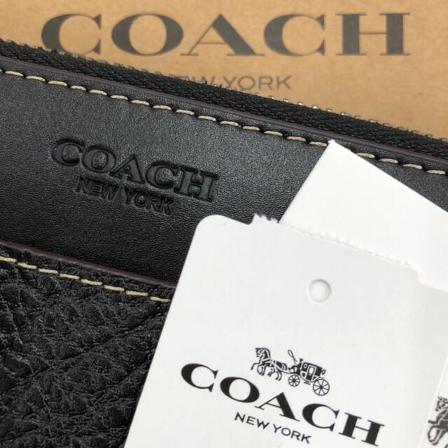 COACH(コーチ)のコーチ　COACH 長財布　ラウンド　アコーディオン　F12130 黒 メンズのファッション小物(長財布)の商品写真