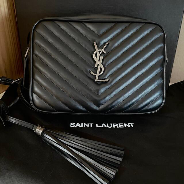 Saint Laurent - 極美品 サンローラン ルー カメラバッグ ブラックの