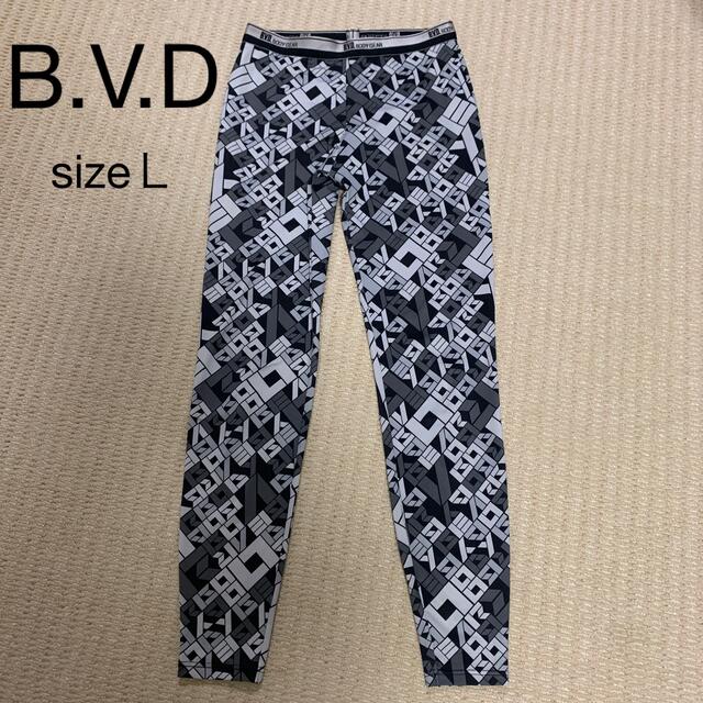 BVD(ビーブイディー)のBVD スパッツ(sizeL) ヨガ・トレーニング レディースのレッグウェア(レギンス/スパッツ)の商品写真