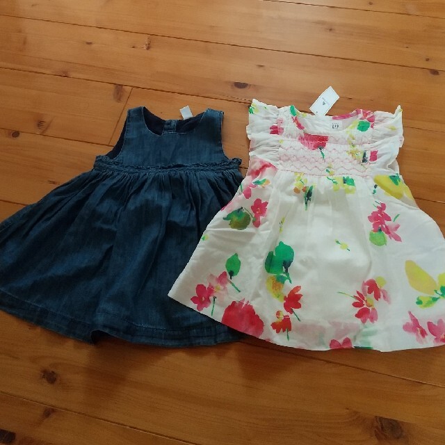 babyGAP(ベビーギャップ)の新品 babygap ワンピースセット80 キッズ/ベビー/マタニティのベビー服(~85cm)(ワンピース)の商品写真